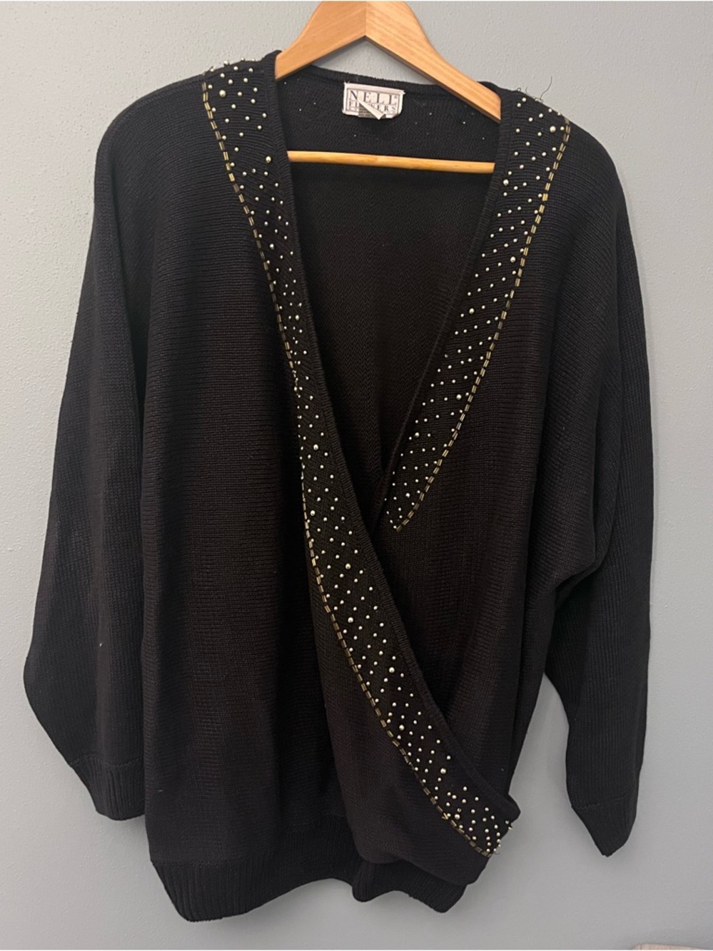 Vintage JG Hook Beaded Sweater